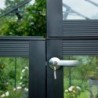 Juliana Serre de jardin en verre Gris 15.1m²