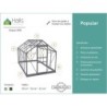 Halls Serre de jardin en polycarbonate Vert 5m²