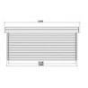 Solid Garage bois Bois massif Marron 19.3m²