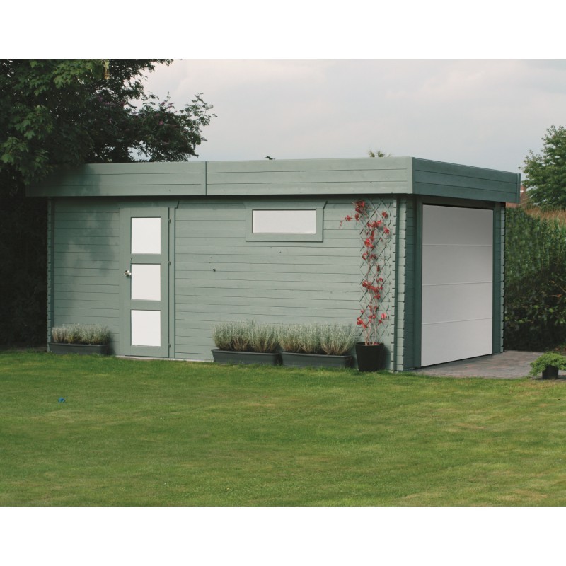 Solid Garage bois Bois massif Marron 19.3m² Solid Garage bois Bois massif Marron 19.3m²