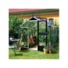 Juliana Serre de jardin en polycarbonate Gris 5m²