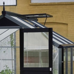 Juliana Serre de jardin en polycarbonate Gris 5m²