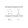 Juliana Serre de jardin en polycarbonate Gris 5m²