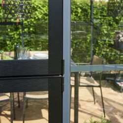 Juliana Serre de jardin en verre Gris 16.2m²