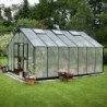 Juliana Serre de jardin en polycarbonate Gris 18.8m²