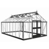 Juliana Serre de jardin en polycarbonate Gris 18.8m²