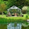 Juliana Serre de jardin en polycarbonate Gris 18.8m²