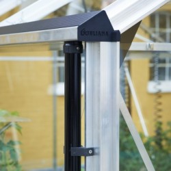 Juliana Serre de jardin en polycarbonate Gris 18.8m²