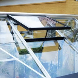 Juliana Serre de jardin en polycarbonate Gris 18.8m²