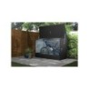 Trimetals Coffre de jardin Acier galvanisé gainé PVC Gris 1.74m²