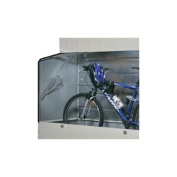 Trimetals Coffre de jardin Acier galvanisé gainé PVC Gris 1.74m²
