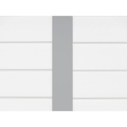 Grosfillex Abri de jardin résine PVC Blanc 4.9m²