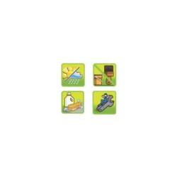 Grosfillex Abri de jardin résine PVC Blanc 4.9m²