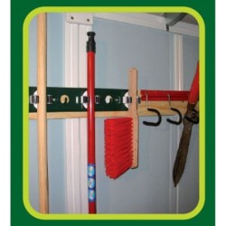 Grosfillex Abri de jardin résine PVC Rouge 11.2m²