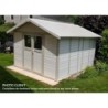Grosfillex Abri de jardin résine PVC Blanc 11.2m²