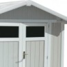 Grosfillex Abri de jardin résine PVC Gris 4.9m²
