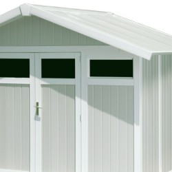 Grosfillex Abri de jardin résine PVC Blanc 7.5m²