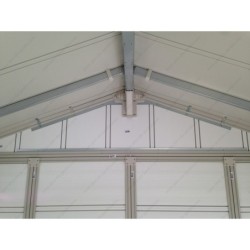 Grosfillex Abri de jardin résine PVC Blanc 7.5m²