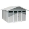 Grosfillex Abri de jardin résine PVC Gris 11.2m²