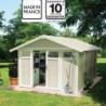 Grosfillex Abri de jardin résine PVC Blanc 11.2m²