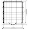 Grosfillex Abri de jardin résine PVC Blanc 11.2m²