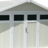 Grosfillex Abri de jardin résine PVC Blanc 11.2m²