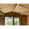 Gardy Shelter Abri de jardin bois 5 à 10 m² Bois massif Marron 9m²