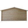 Gardy Shelter Abri de jardin bois 15 à 20 m² Bois massif Marron 19.8m²