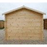 Gardy Shelter Abri de jardin bois 5 à 10 m² Bois massif Marron 9m²