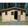 Gardy Shelter Abri de jardin bois 15 à 20 m² Bois Marron 19.8m²