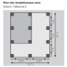 Karibu Carport Bois massif Marron 30.35m²
