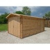 Gardy Shelter Garage bois Bois Marron 14.84m²