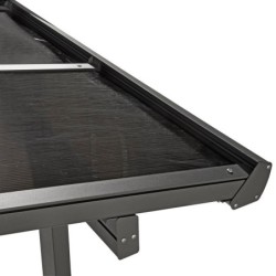 Habrita Toit de terrasse alu Aluminium Gris 12.83m²