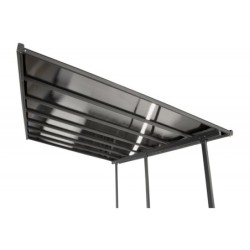 Habrita Toit de terrasse alu Aluminium Gris 12.83m²
