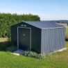 X-Metal Abri de jardin métal Acier galvanisé Gris 10.85m²