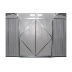 X-Metal Abri de jardin métal Acier galvanisé Gris 10.85m²