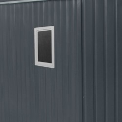 X-Metal Abri de jardin métal Acier galvanisé Gris 10.85m²