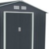 X-Metal Abri de jardin métal Acier galvanisé Gris 10.85m²