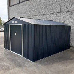 X-Metal Abri de jardin métal Acier galvanisé Gris 10.85m²