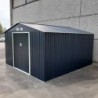 X-Metal Abri de jardin métal Acier galvanisé Gris 10.85m²