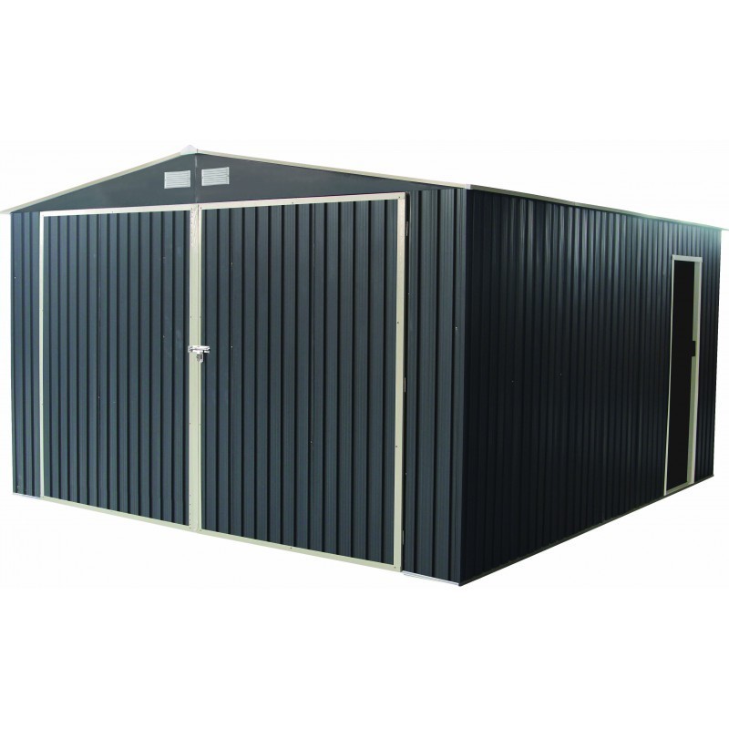X-Metal Garage métal Acier galvanisé Gris 19.61m² X-Metal Garage métal Acier galvanisé Gris 19.61m²