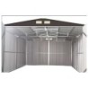 X-Metal Garage métal Acier galvanisé Gris 19.61m²