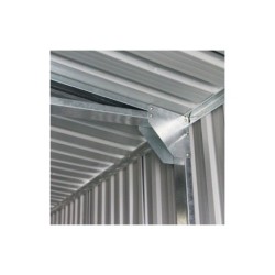 X-Metal Garage métal Acier galvanisé Gris 19.61m²