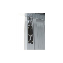 X-Metal Garage métal Acier galvanisé Gris 19.61m²