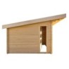 Gardy Shelter Abri de jardin bois 15 à 20 m² Bois massif Marron 19.07m²