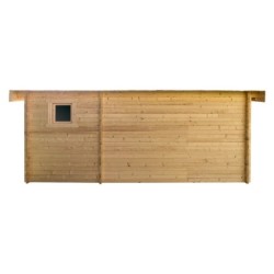 Gardy Shelter Abri de jardin bois 15 à 20 m² Bois massif Marron 19.07m²