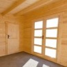 Gardy Shelter Abri de jardin bois 15 à 20 m² Bois massif Marron 19.07m²