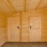 Gardy Shelter Abri de jardin bois 15 à 20 m² Bois massif Marron 19.07m²