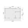 Gardy Shelter Abri de jardin bois 15 à 20 m² Bois massif Marron 19.07m²
