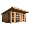 Gardy Shelter Abri de jardin bois 15 à 20 m² Bois Marron 19.25m²
